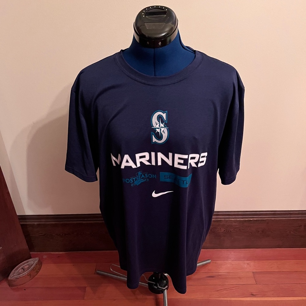 Nike Navy Mariners Performance Tee - image 1